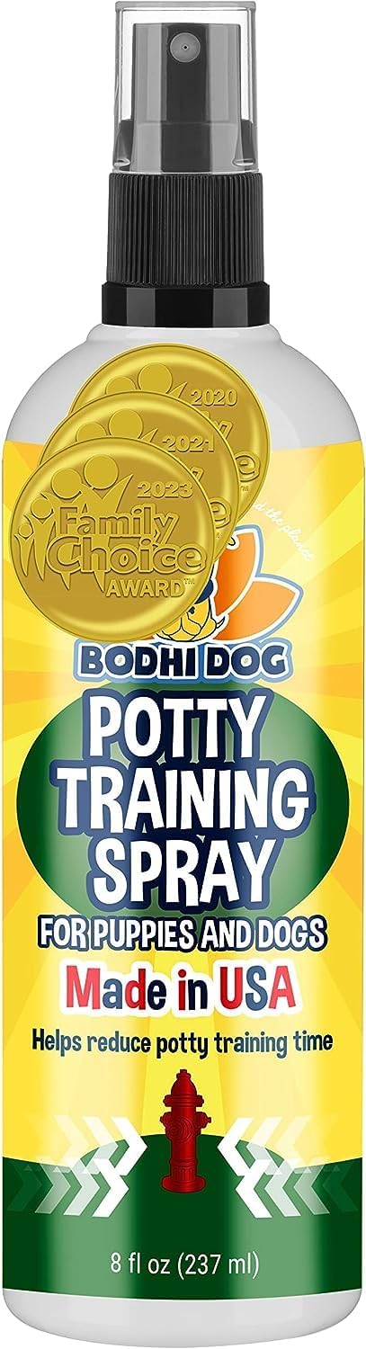 Bodhi Dog Potty Training Spray - Puppy & Dog Training Aid for Indoor & Outdoor Attractant Spray Use - Encourages Proper Dog Pee Here Habits - Safe for Pets & Home - Made in The USA (8 Fl Oz) - PawsPlanet Australia