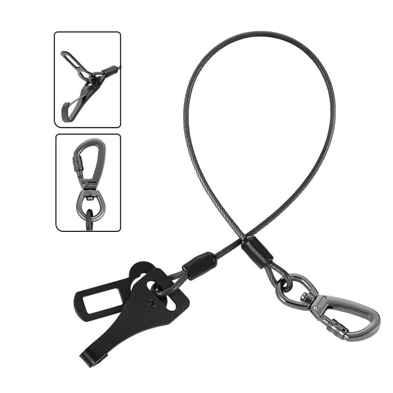 Dog Seat Belt 3-in-1 Dog seat Belt Harness for car,Chew Proof Dog Leash for Car Use,Dog Seatbelt,Steel Rope Dog car seat Belts with Clip Hook Latch & Buckle (Black, 32 inch/80 CM) Black - PawsPlanet Australia