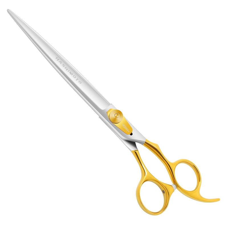 HASHIMOTO Dog Scissors for Large Dog Grooming, 8.0 inch Straight Shears - Light Weight, Balanced, Ergonomic Design for Professional Pet Groomers or Family DIY Use 8.0" - PawsPlanet Australia