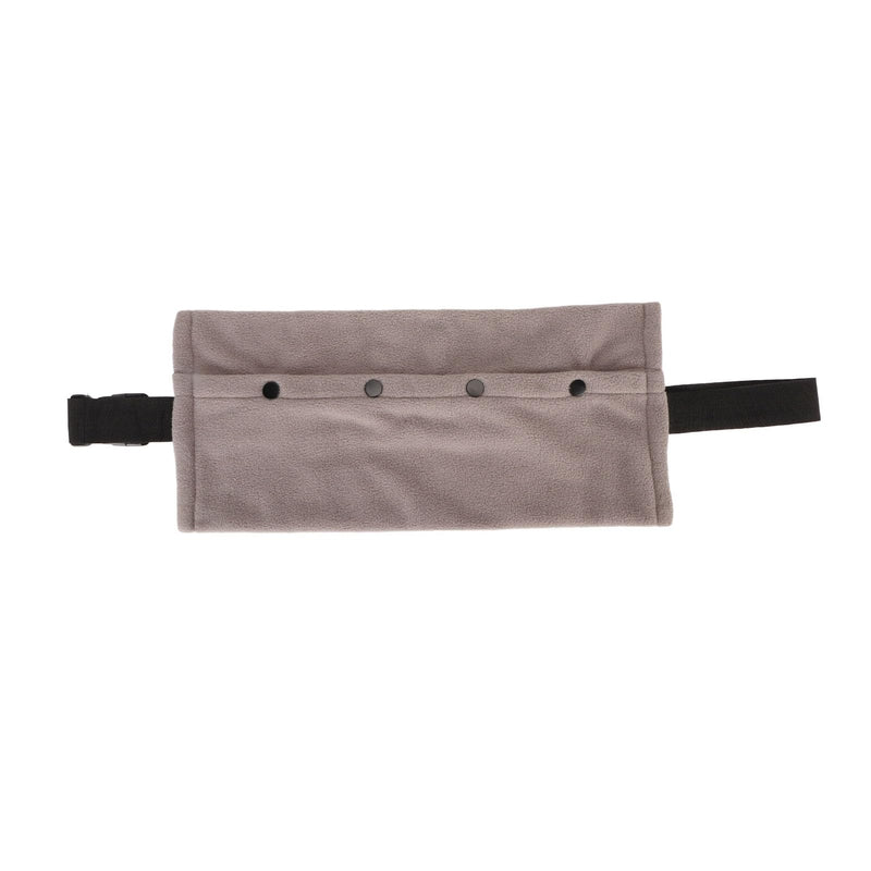 Soft Reptile Sling Carrier with Adjustable Strap, Warm Bearded Dragon Pouch for Lizard, Leopard Gecko, Hamster, Small Animals Grey - PawsPlanet Australia