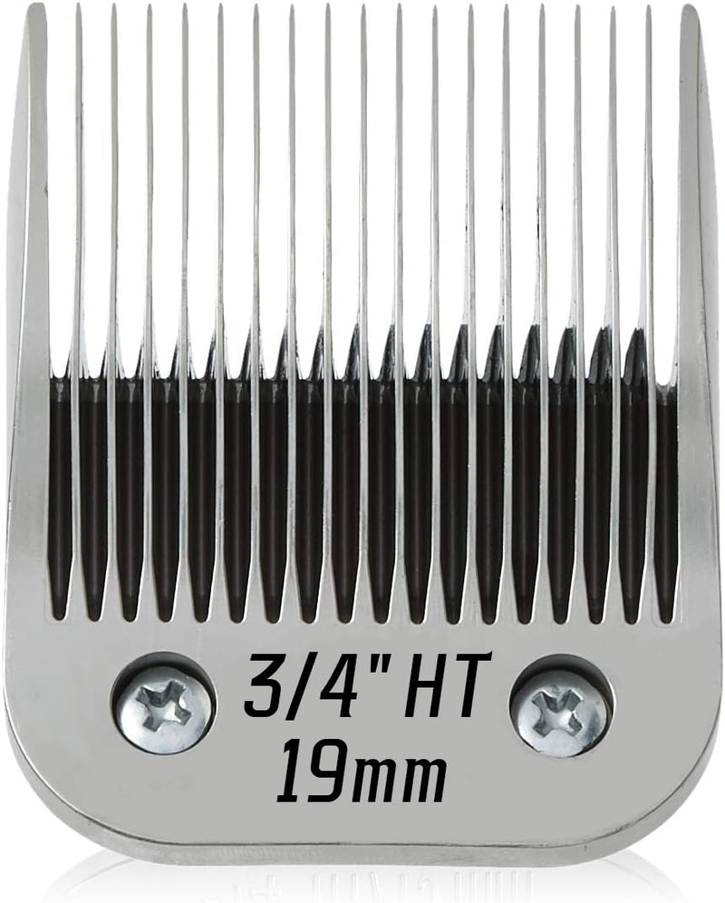 3/4" HT（63980） Blade Dog Grooming Clipper Replacement Blades Compatible with Andis Dog Clippers,Detachable Stainless Steel Blade,Size-3/4 HT, Cut Length 3/4-Inch 3/4-HT - PawsPlanet Australia