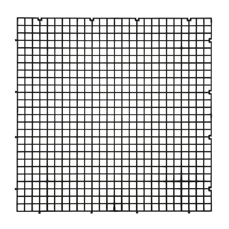 ALEGI Aquarium Plastic Grid Divider Tray Egg Crate,Grid Isolate Board Divider Fish Tank Bottom Black Filter Tray (Black 2 Pcs L) Black 2 Pcs L - PawsPlanet Australia
