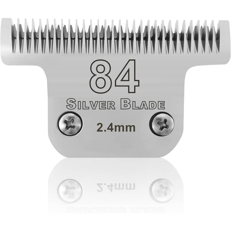 Size 84 Detachable Replacement Blades,compatible with oster Classic 76/Star-Teq/Power-Teq andi A*dis AGC,BDC,BGC,MBG Series Clippers,3/32-Inch Cut Length For Dogs and Medium-Size Animals Size T-84 - PawsPlanet Australia