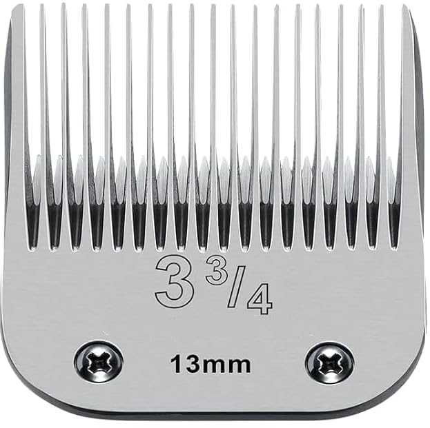 3-3/4 Detachable Replacement Ceramic Blades,compatible with oster Classic 76/Star-Teq/Power-Teq andi A*dis AGC,BDC,BGC,MBG Series Clippers，Size 3-3/4, 1/2-Inch（13mm） - PawsPlanet Australia