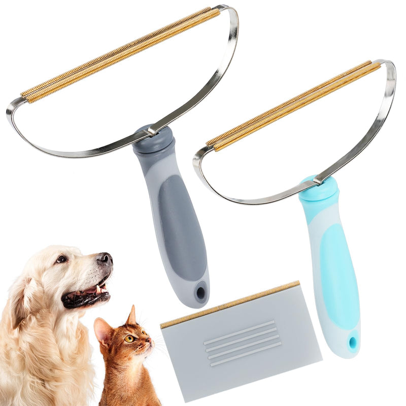 Pet Hair Removal Tool, Dog Cat Deep Cleaning Fur Removers, Lint Cleaner Pro, Portable Scraper Rake Carpet Hairball Shaver Brush for Clothes, Couch, Blanket, Car Mat, Pet Bed, Towels Rugs - PawsPlanet Australia