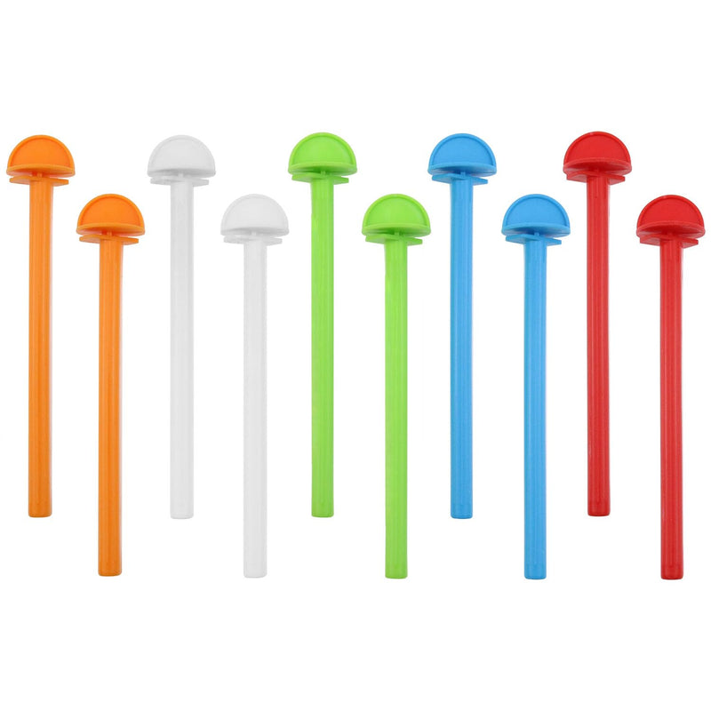 10 PCS Plastic Stand Perches Holders Bird Cage Perches Holders for Bird Habitat of Canary Parrots - PawsPlanet Australia