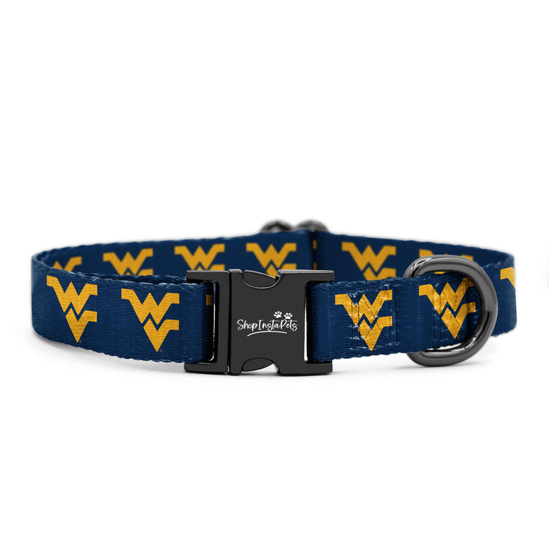 West Virginia Mountaineers Collars and Leashes | Officially Licensed | Fits All Pets! (XS Collar) XS Collar - PawsPlanet Australia