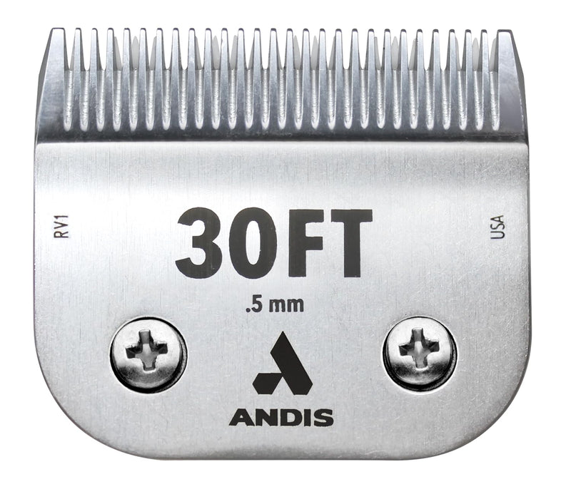 Andis 560188 CeramicEdge Pet Clipper Blade #30 22T Upper / 26T Lower, Stainless Steel 30FT Blade (Pack of 1) - PawsPlanet Australia