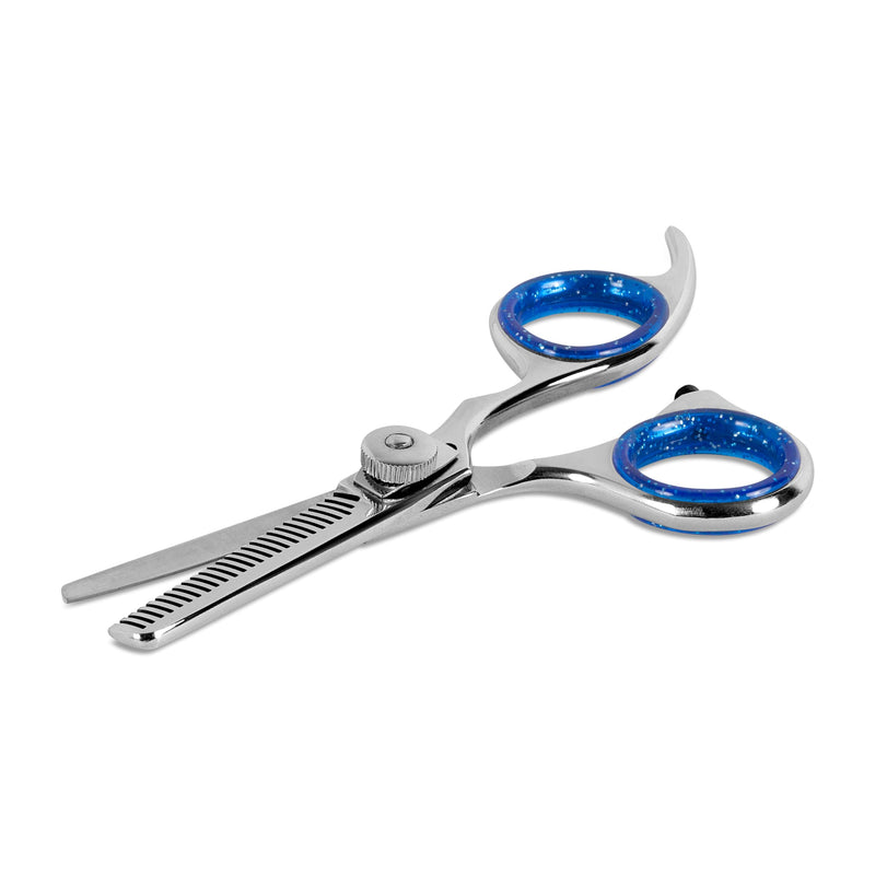 Professional 4.5-Inch Thinning Shears - Small Dog Grooming Scissors for Dogs' Faces and Eyes - Sharp & Durable - Ideal for Tight Spaces and Detailed Grooming - Pet and Cat Grooming Supplies 4.5 Inch - PawsPlanet Australia