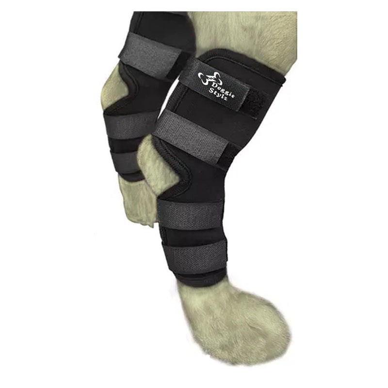 Doggie Stylz Dog Leg Braces for Back Leg Adjustable Dog Hock Brace for ACL Tear Recovery Arthritis Mobility Support Premium Leg Brace for Dogs Back Leg Dog Knee Braces for Back Leg Comfort Stability Medium - PawsPlanet Australia