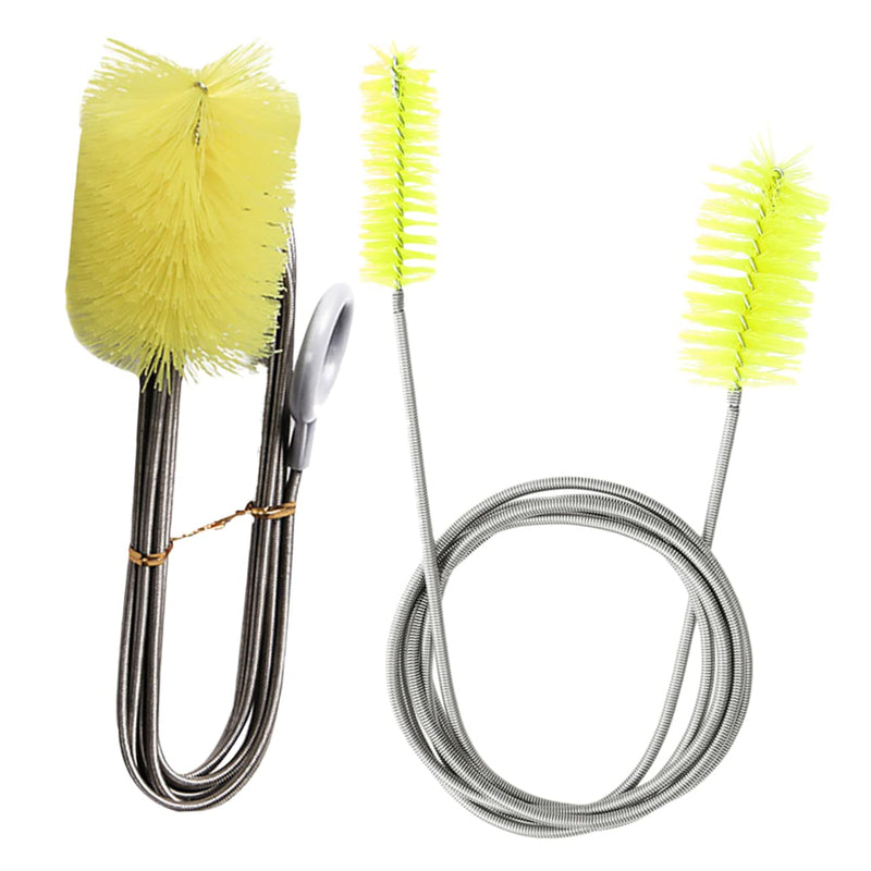 2pcs Tube Cleaning Brush for Hair Brush Cleaner Aquarium Brush Fish Tank Brush Aquarium Cleaning Tool Fish Tank Cleaning Brush aquatainer Piping Bottle Brush Spring - PawsPlanet Australia