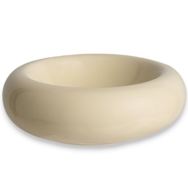 6.1 Inch Cat Bowls, 7 oz Ceramic Cat Food Bowl, Whisker Fatigue Relief Cat Bowl, Anti-Vomiting, Protect Spine, Perfect for Indoor Cats(Yellow) Yellow - PawsPlanet Australia