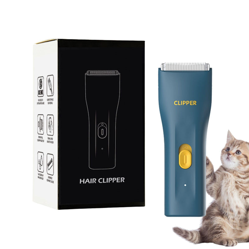 Dog Grooming Kit Clipper for Thick Coat Low Noise Cordless Cat Hair Trimmer Rechargeable Shaver Pet Grooming Tools for Small and Large Animals L006-air-green - PawsPlanet Australia