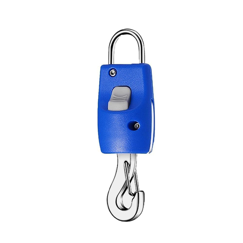 Dog Collar Leash Connector, Stainless Steel Puppy Dog Cat Collar Lead Rope Leash Connector Buckle Pet Supplies for Traction Rope Harnesses Collar for Outdoor Walking Blue