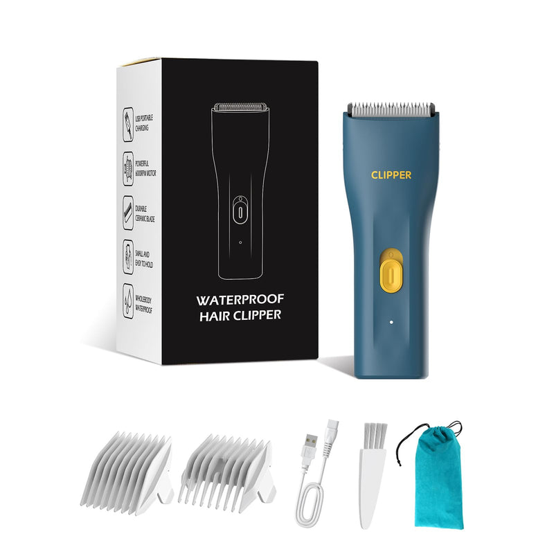 Prowerful Home Professional Dog Grooming Kit Clipper Low Noise USB Rechargeable Gifts for Dog Cat Green,TS006 Ts006-green - PawsPlanet Australia
