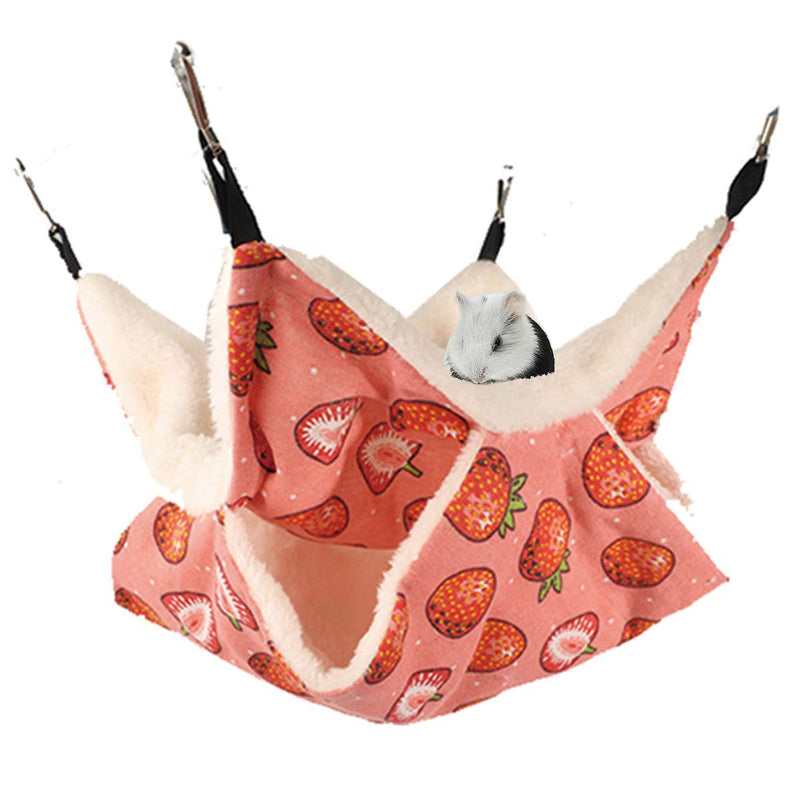 Rat Ferret Hammock Toys Cage Accessories, Guinea Pig Hideout Tunnel, Warm Bed for Rat Ferret Guinea Pig Sleep Hide and Play (4.Hammock) 4.Hammock - PawsPlanet Australia