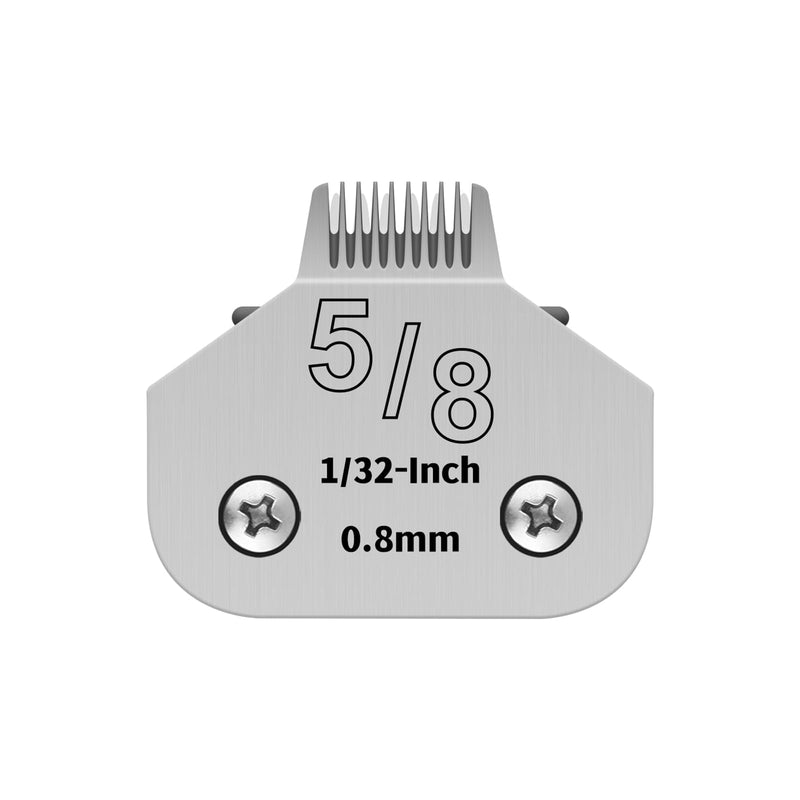 5/8 Wide Toe Pet Dog Grooming Detachable Blades,Compatible with Andis,Oster A5,Wahl KM10 Clippers,Cut Length 1/32-inch 5/8-1pcs - PawsPlanet Australia