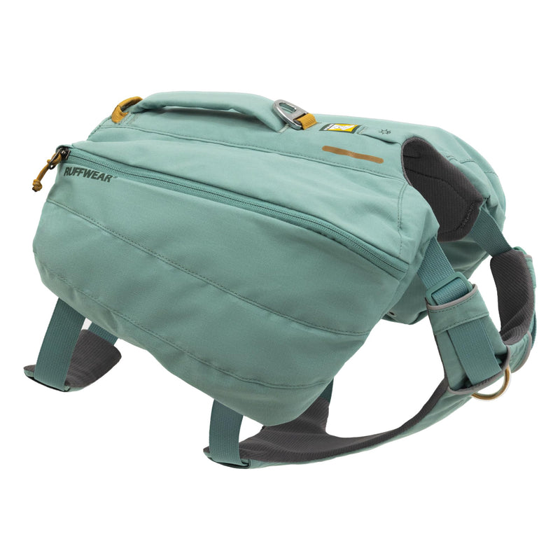 Ruffwear, Front Range Dog Day Pack, Backpack with Handle for Hikes & Day Trips, River Rock Green, X-Small - PawsPlanet Australia