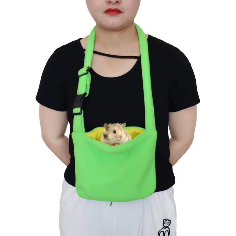 Rat Bonding Pouch Carrier Bag Sling with Adjustable Strap for Gliders Ferret Rat Hedgehog Hamster Small Pets