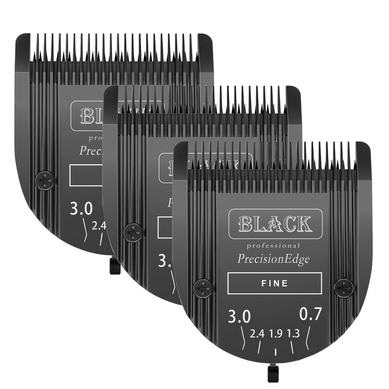 Adjustable 5 in 1 Blades Dog Grooming Blades Compatible with Wahl Animal Clipper Arco, Bravura, Chromado, Creativa, Figura, and Motion Pet, Dog, and Horse (BLACK/3PC) BLACK/3PC - PawsPlanet Australia