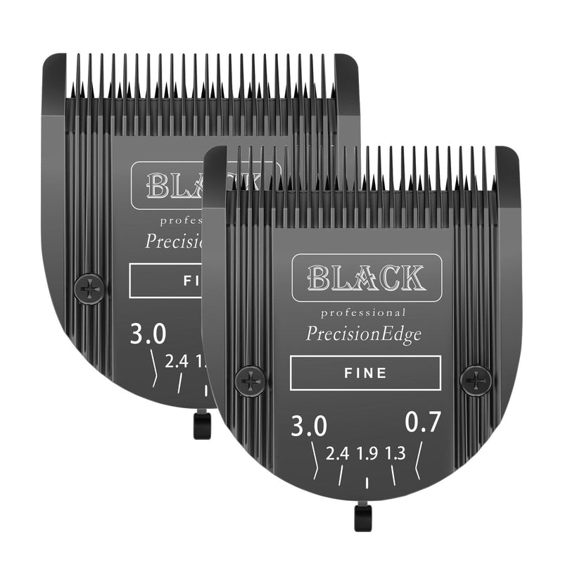 Adjustable 5 in 1 Blades Dog Grooming Blades Compatible with Wahl Animal Clipper Arco, Bravura, Chromado, Creativa, Figura, and Motion Pet, Dog, and Horse (BLACK/2PC) Black/2pc