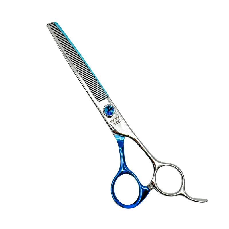7 inches Professional Thinning Dog Grooming Scissors Made of Japanese Advanced Stainless Steel Pet Shears with Diamond Adjustable Screw for Dogs and Cats 7'' - PawsPlanet Australia