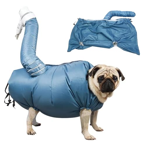 MANON ROSA Dog Drying Bag Hands Free Quick Drying Pet Grooming Tool for Small Medium Large Puff Fluff Dogs & Cats, 360 Degree Shower Bath Hair Dryer Suit (X-Large) X-Large - PawsPlanet Australia