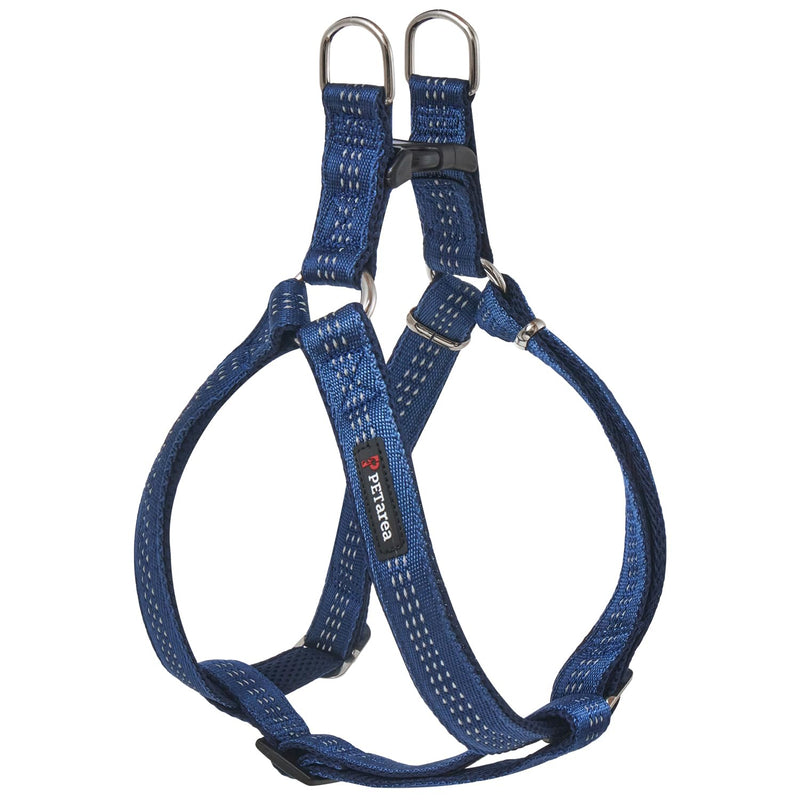 Step in Dog Harness, Reflective Adjustable Vest Harness for Small Medium and Large Breed Dogs, No Pull Dog Harness, Walking Training Control Harnesses (Navy Blue, Small) Navy Blue - PawsPlanet Australia