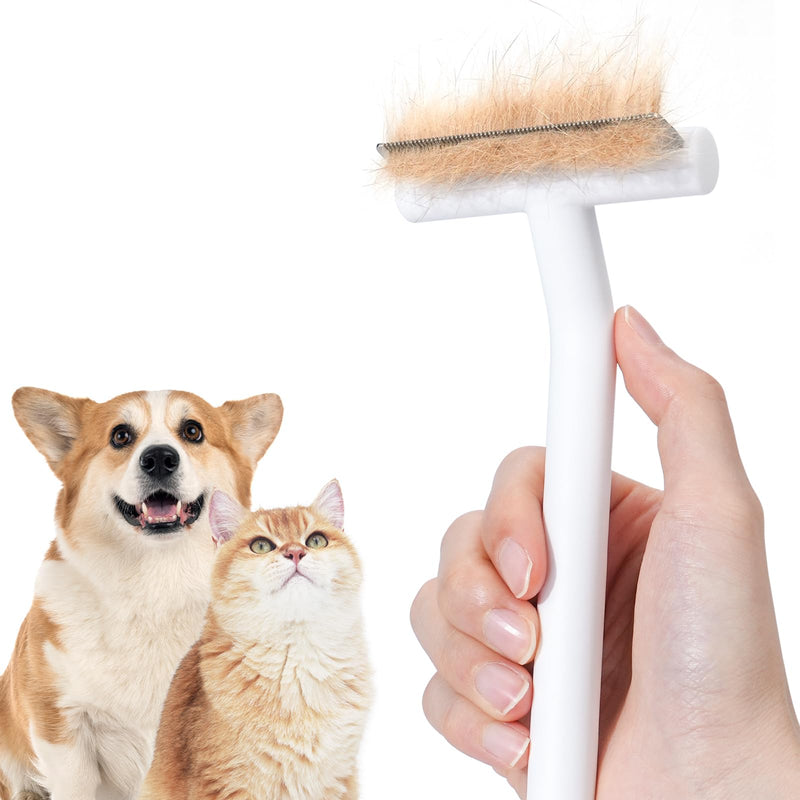aumuca Pet Deshedding Tools For Short Haired Cats & Dogs, Dematting Deshedding Brush Cats Shedding Tool, Dog Undercoat Brush, Gently and Effectively Remove Loose Hair, Highly Deshedder Grooming Comb - PawsPlanet Australia