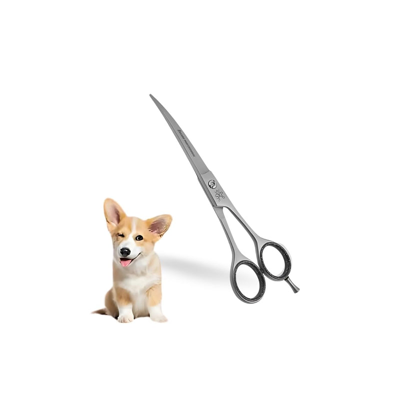 Dog Grooming Curved Scissor 5.5" Professional Grooming Scissor Downward Curved Shear for Dog, Cat, Small Dog and other Pets Grooming Scissor CVD 5.5 - PawsPlanet Australia