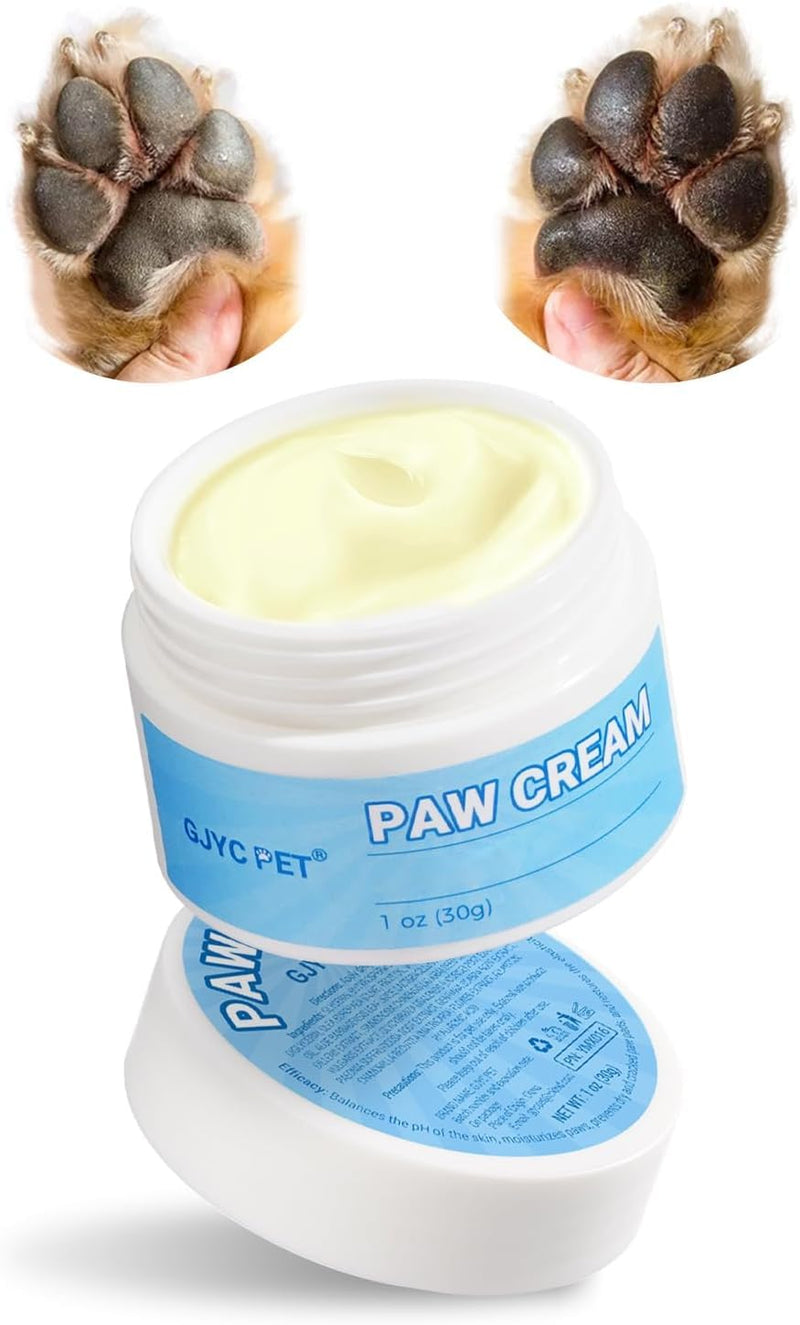 Nourishing Pet Paw Cream– Protects & Heals Dry, Cracked Paws – Natural & Safe for Dogs & Cats 33g milky white - PawsPlanet Australia
