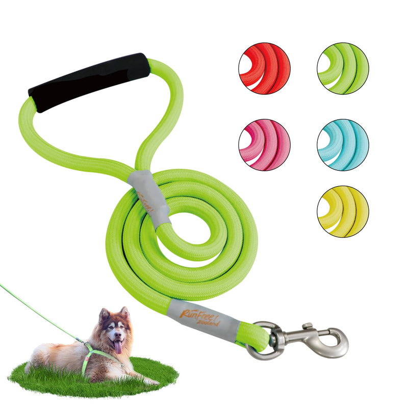 ZOOLAND 4 FT Dog Leash with Comfortable Padded Handle Threads for Small Medium and Large Dogs Puppy Laisse Pour Chien (4FT-0.28"(Pack of 1) Green S) 0-22LB - PawsPlanet Australia