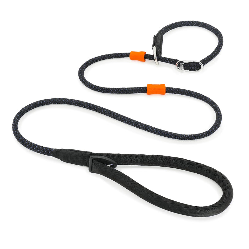 Slip Leash Professional Dog Training,Lead to Stop Pulling,Perfect for Walks,sturdyand Durable, Leash Suitable for Small, Medium, and Large Dogs 6FT(BLACK2/5in) small 2/5in*6FT(1.8M) BLACK - PawsPlanet Australia