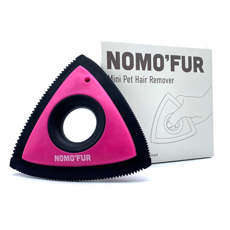 NOMO'FUR Mini Pet Hair Remover, Car Detailing Supplies, Carpet Dog Hair Remover for Car Interior, Auto Detailing, Pet Hair Removal for Dogs and Cats for Couch, Furniture, Carpet (Pink) Pink - PawsPlanet Australia