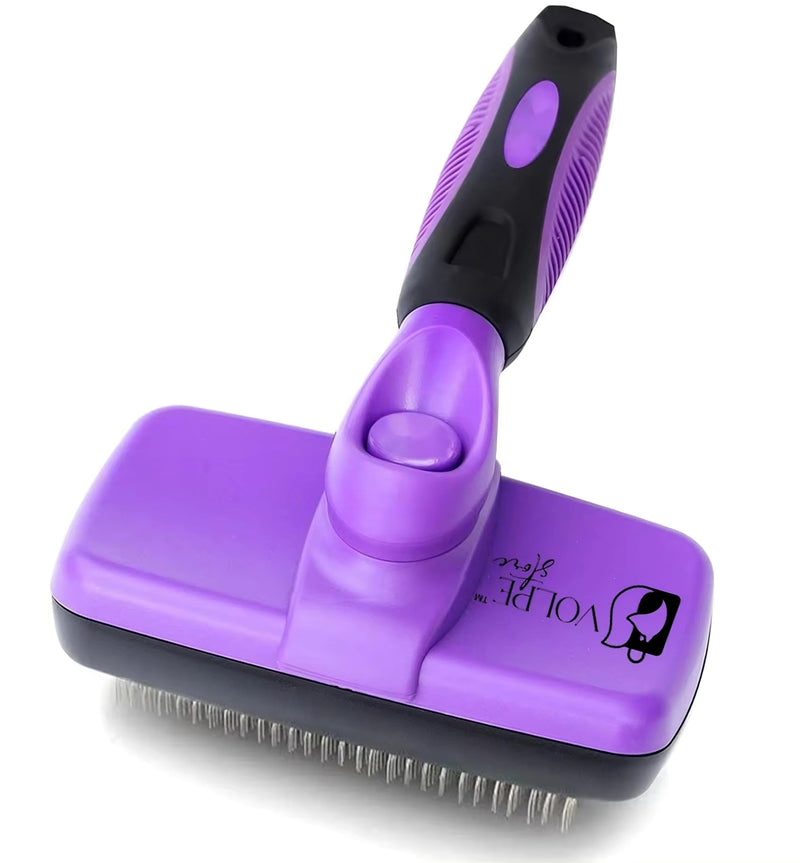 Volpe Cat Brush, Dog Brush, Furminator For Dogs, Dog Brush For Shedding,Cat Brushes For Indoor Cats,Dog Hair Remover, Deshedding Fur Removal,Purple Purple - PawsPlanet Australia
