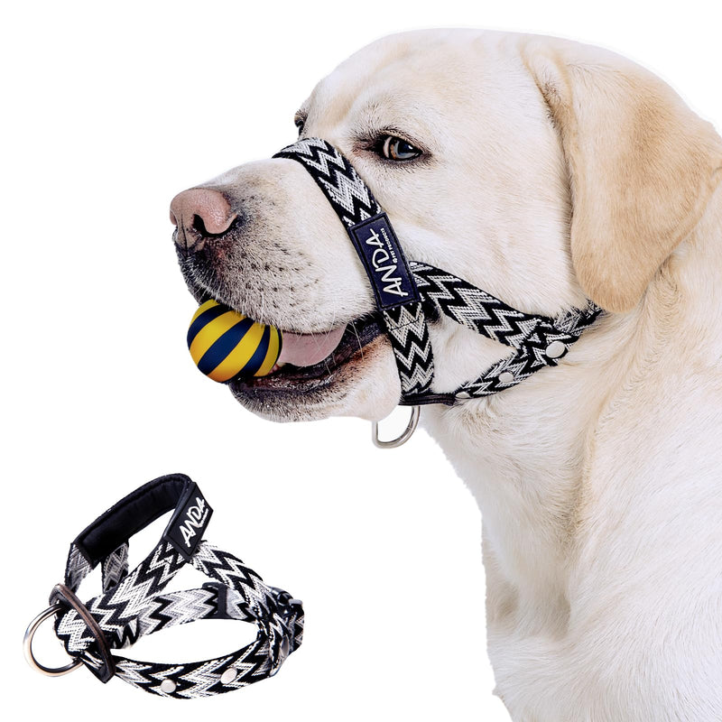 ANDA Gentle Leader Ultra-Light No-Pull Dog Headcollar: Adjustable, Breathable Comfort, Prevents Explosive Rushes, Ideal for Daily Use (Large Size) Large - PawsPlanet Australia