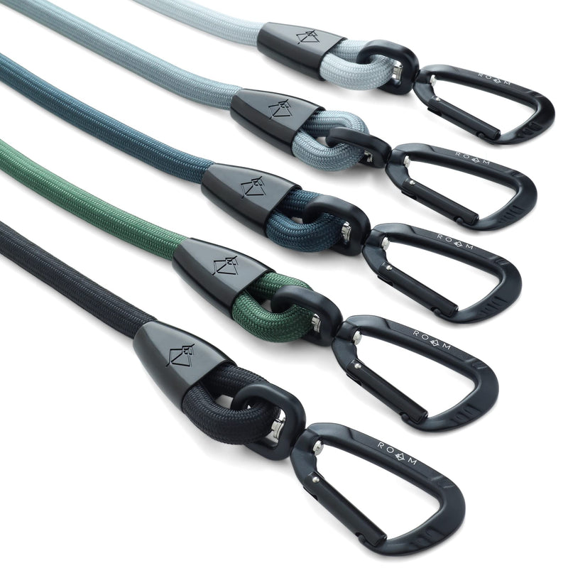 Premium Everyday Leash - Ultra Soft Dog Leash with Aviation Aluminum Carabiner for Small, Medium, Large Dogs - California Horizon, 6ft (Rubber Coated Metal Clamps) 6 Feet, Rubber Coated Metal Clamps - PawsPlanet Australia
