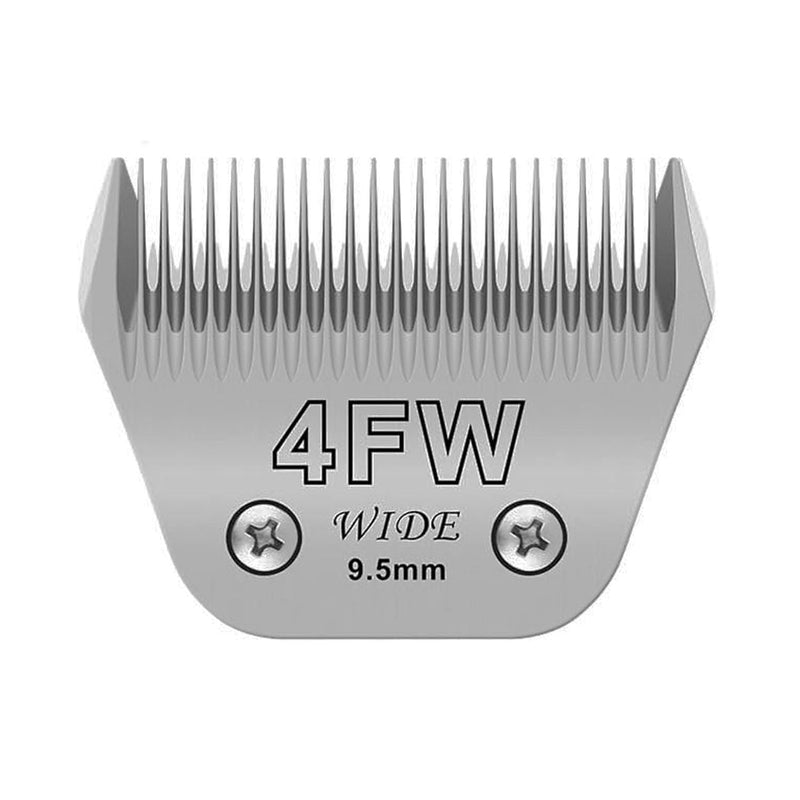 Wide Blades for Dog Grooming Blades Compatible with Andis,Oster A5,Wahl km10 Dog Clippers Stainless Steel Blades Blades for Animal Dog,Cat,Horse, (#4FW(9.5mm)) #4FW(9.5mm) - PawsPlanet Australia