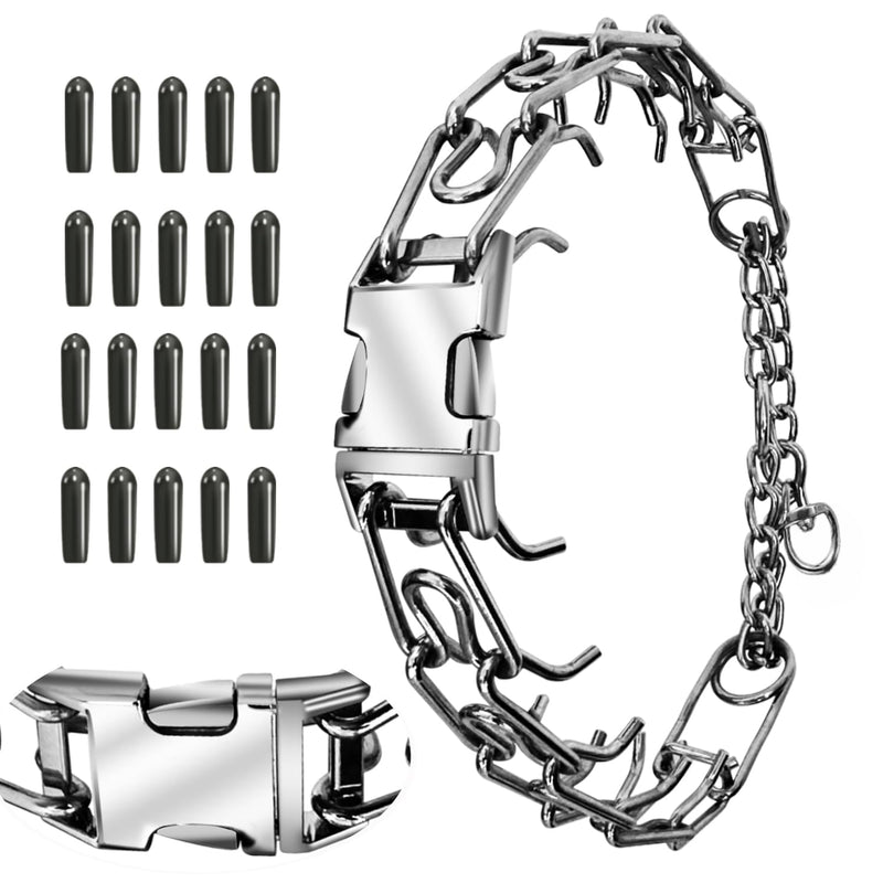 Quick - Release Dog Collar, Metal Leash Collar for Small Dogs, Medium Dogs, Large Dogs (XL(23-26" Neck)) XL - PawsPlanet Australia