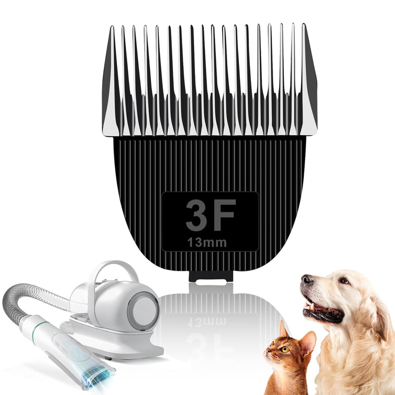 Replacement Blade for nebot P1 Pro Pet Grooming Kit & Vacuum,Size-3F Cut Length 1/2"(13mm),Made of Ceramic Blade & Stainless Steel Blade - PawsPlanet Australia