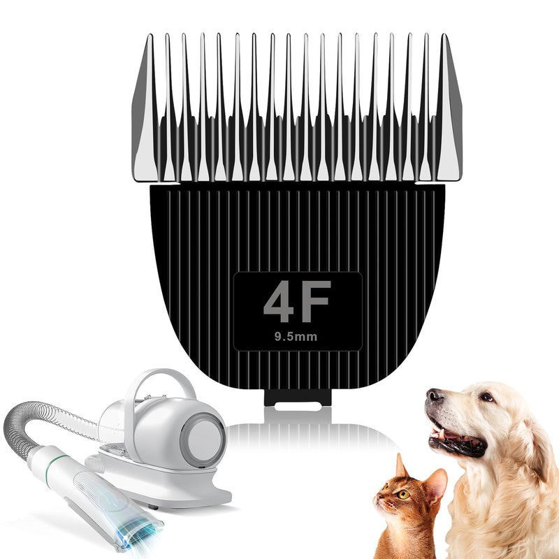 Replacement Blade for nebot P1 Pro Pet Grooming Kit & Vacuum,Size-4F Cut Length 3/8"(9.5mm),Made of Ceramic Blade & Stainless Steel Blade - PawsPlanet Australia