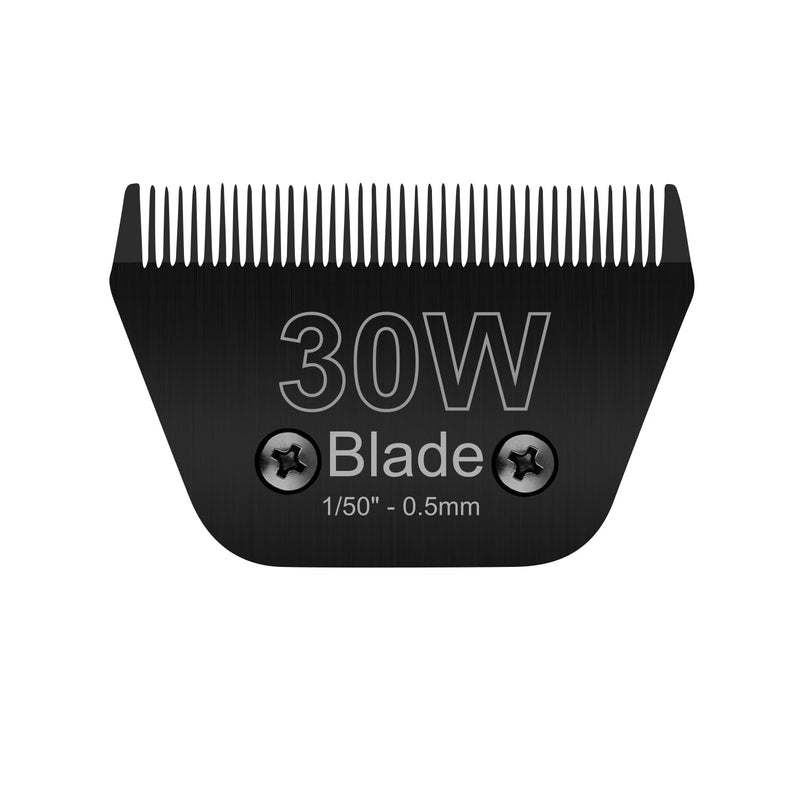 30W Wide Blades for Dog Grooming Blades Compatible with Andis Dog Clippers,Stainless Steel Dog Clipper Blades Compatible with Oster A5,Wahl km10 for Animal Dog,Cat,Horse,Black Black/30W - PawsPlanet Australia