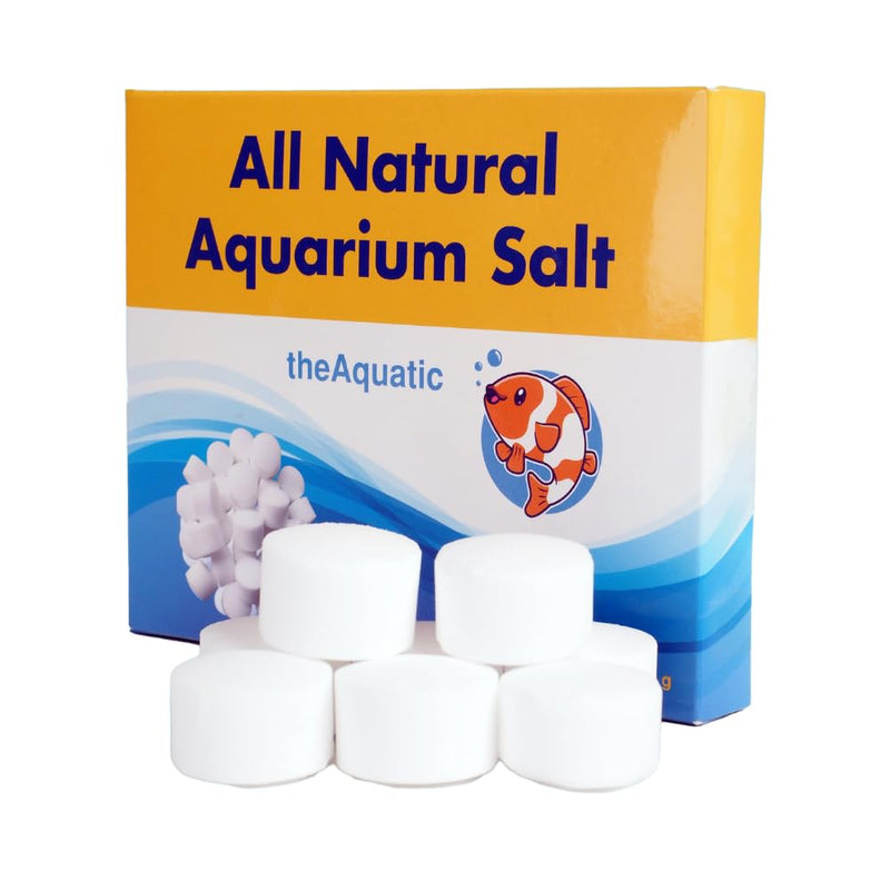 Premium Aquarium Salt, Aquarium Salt Freshwater Tablets for Aquarium Water Treatments Essential Supplies (20 Tablets) 20 Tablets - PawsPlanet Australia