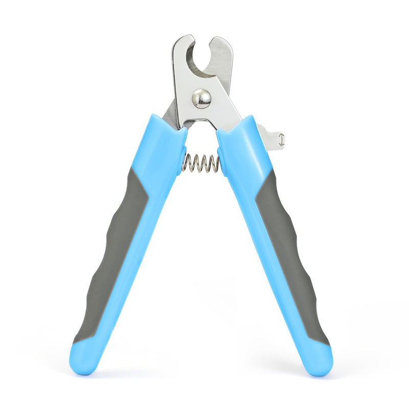 WePet Pet Nail Clippers U07.3, Professional Claw Trimmer, Scissor for Cats, Dogs, Puppies, Kittens, Hamsters, Rabbits and Small Animals, Sharp, Safe, M, Grey/Blue #03 Grey/Blue - PawsPlanet Australia