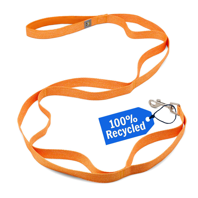 Hundefreund Recycled Dog Leash – 100% Recycled Polyester – Eco-Friendly, Heavy-Duty & Lightweight with 7 Handles for Maximum Control – for All Dog Breeds and Sizes – 4.5 ft (2.5 oz) - PawsPlanet Australia