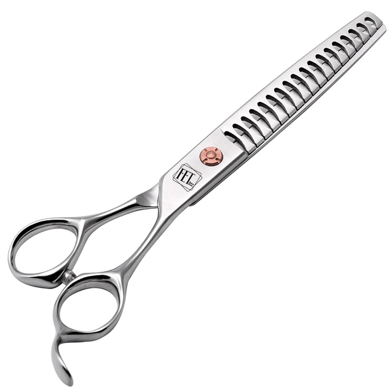 Dog Grooming Scissors: 7 inch Pet Chunker Shears Made Of Japanese 440c Advanced Stainless Steel Professional Grooming Scissors for Dogs Cats and Other Pets - PawsPlanet Australia