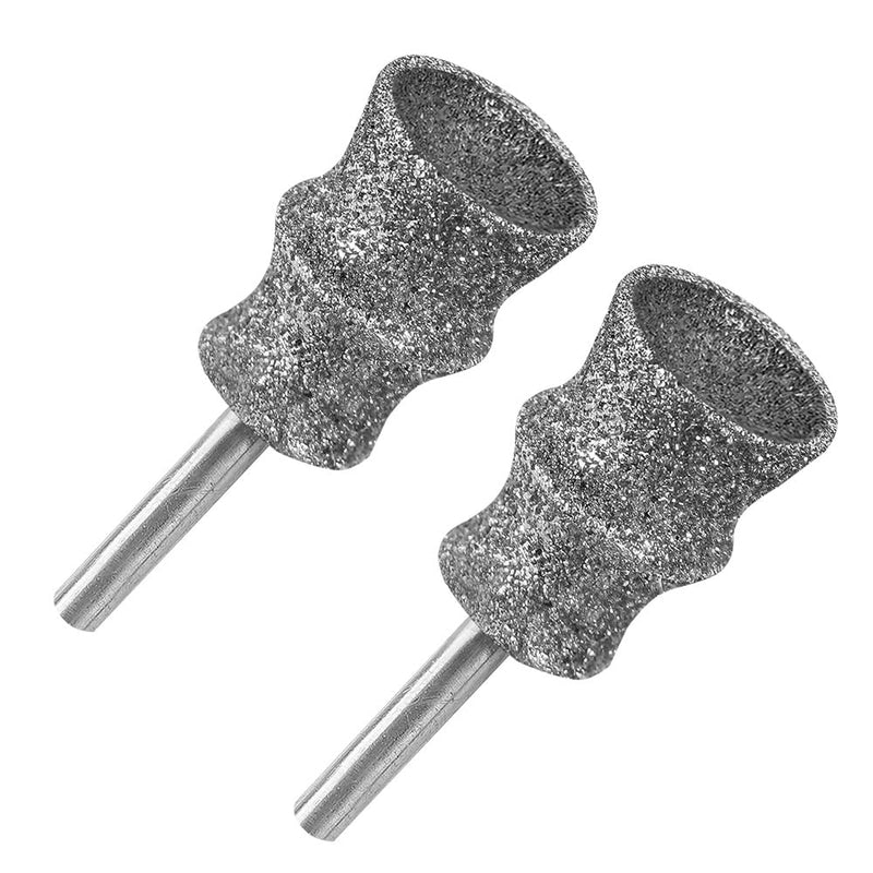 Diamond Dog Nail Grinder Attachment,1/8'' Pet Nail Grinder Wheel for Dremel Dog Nail Grinder, Diamond Rotory Bit for Dogs&Pets Nail Care,2-Pack（Large D+D） Classic D&D 80# 2P - PawsPlanet Australia