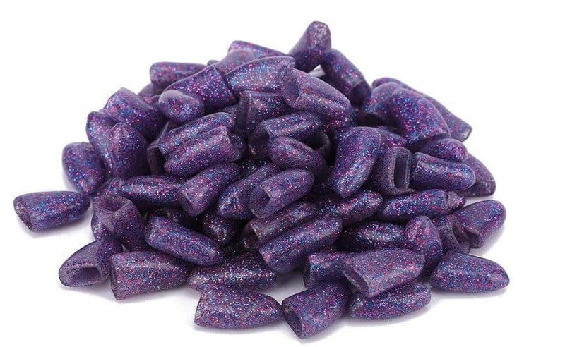 100PCS Dog Nail Caps, Pet Dog Soft Claws Nail Cover Dog Claws Glue Applicators Nail Cover for Cat Claws(L-purple) L Purple - PawsPlanet Australia