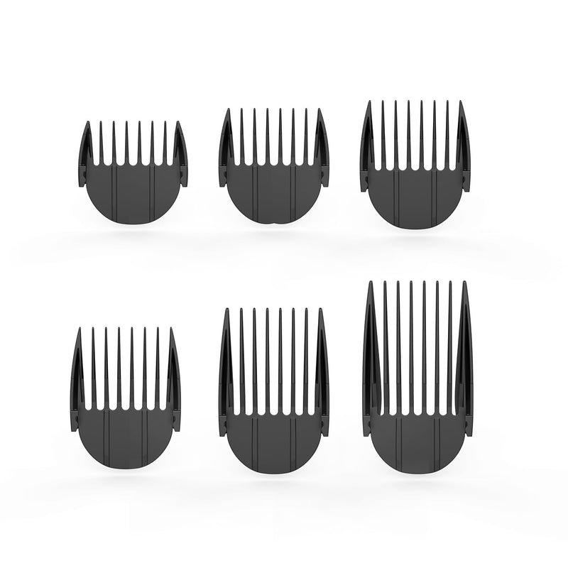 6Pcs Attachment Guide Comb Guards for BM1 Dog Grooming Vacuum Blow Dryer and Clippers 3mm-25mm Cut Length - PawsPlanet Australia