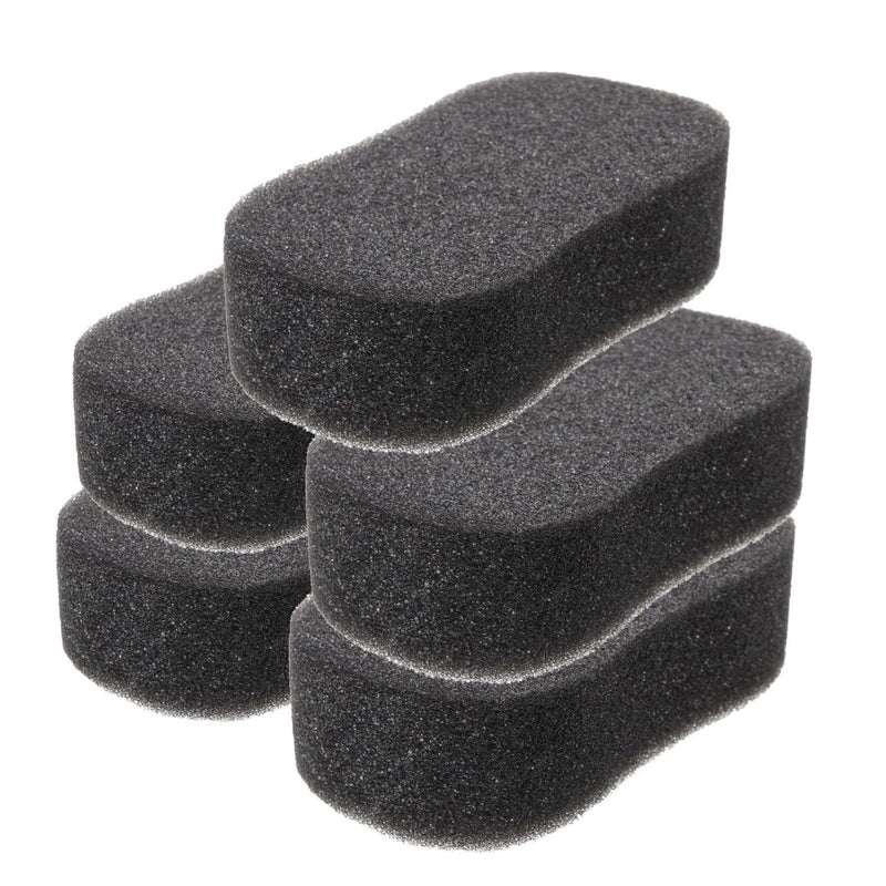 NOLITOY 5 Pcs Horse Grooming Sponge Scrubber, Horse Grooming Brush Kit Supplies for Cleaning Washing Bathing, Black - PawsPlanet Australia